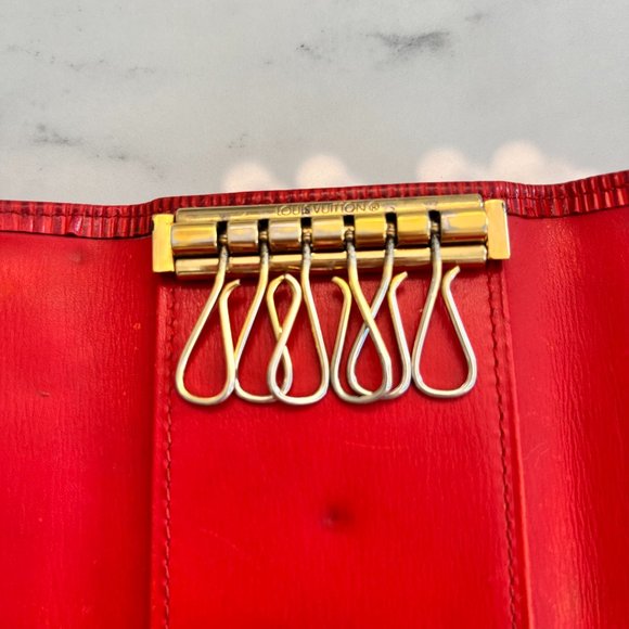 Louis Vuitton Epi Leather Key Holder in Red - Picture 6 of 9